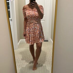 Floral mini dress from Poupette